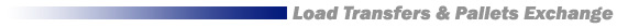 Load Transfers & Pallets Exchange
